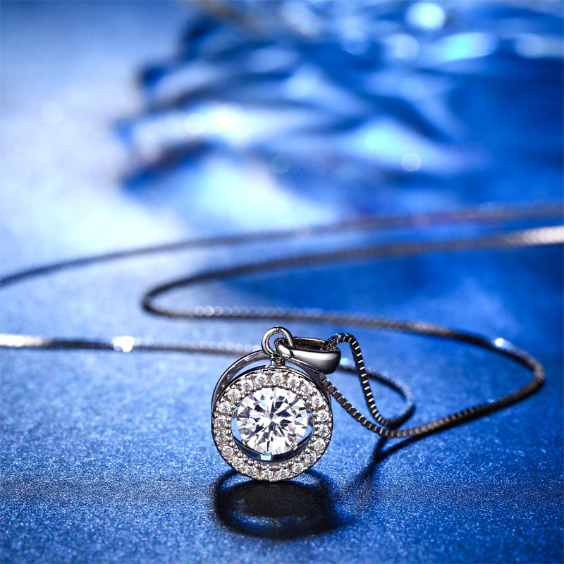 Dancing Stone Pendant Necklace - View 2 | SelinJewels
