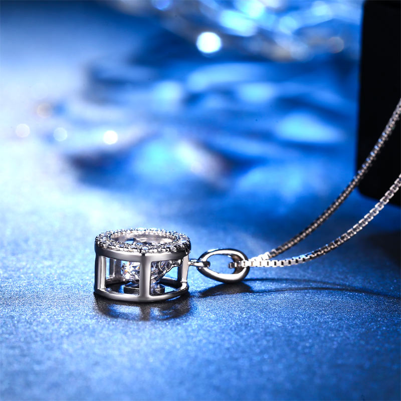 Dancing Stone Pendant Necklace - View 4 | SelinJewels