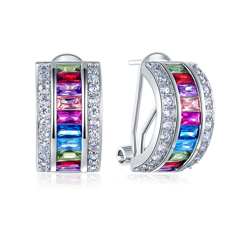 Multi-color earrings XFE8131