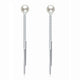 Drop Bridal Wedding 925 Sterling Silver Simulated Pearl Earrings Bridesmaid Jewelry