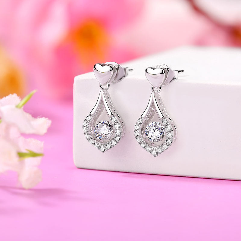 Dancing heart earrings XFE8200