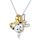 Lovely Bear Pendant Necklace 925 Sterling Silver Birthday Good Handcraft Gift