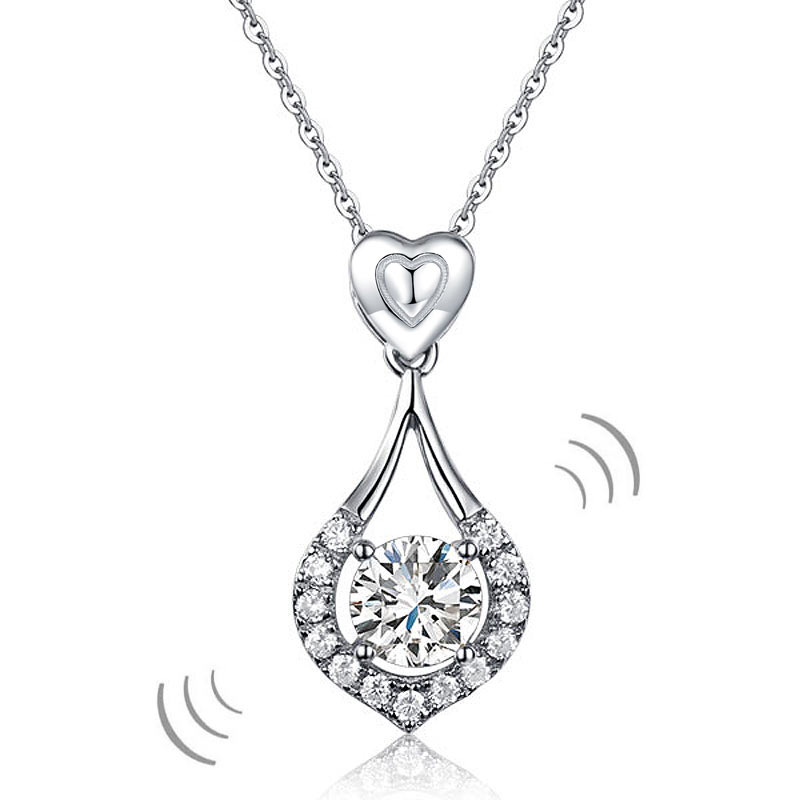 Dancing heart necklace XFN8134