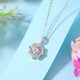 2 Carats Moissanite Diamond Octagram Pendant Necklace 925 Sterling Silver