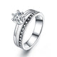 Solid 925 Sterling Silver Ring Fashion Party Jewelry