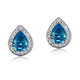 The Azure Set | Blue Pear Cut Jewelry Set in 925 Silver