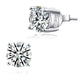1 Carat Simulated Diamond Stud Earrings 925 Sterling Silver