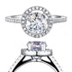 1.25 Carat Round Cut Simulated Diamond 925 Sterling Silver Wedding Engagement Ring