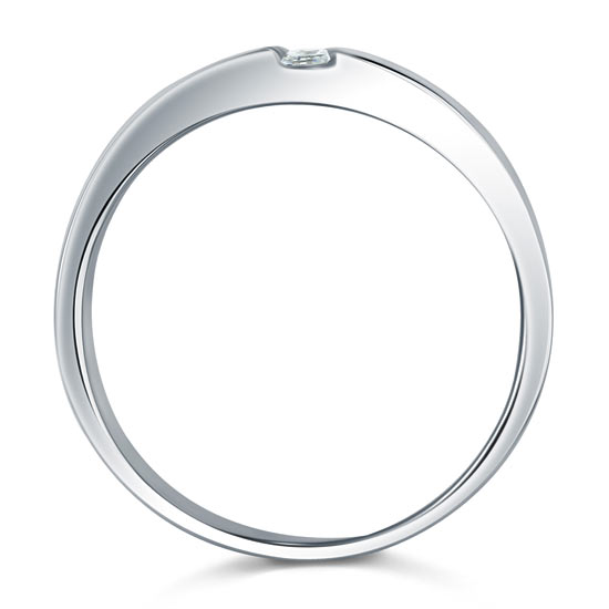 Men's Wedding Band Solid Sterling 925 Silver Ring - View 5 | SelinJewels