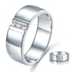 Men's Wedding Band Solid Sterling 925 Silver Ring