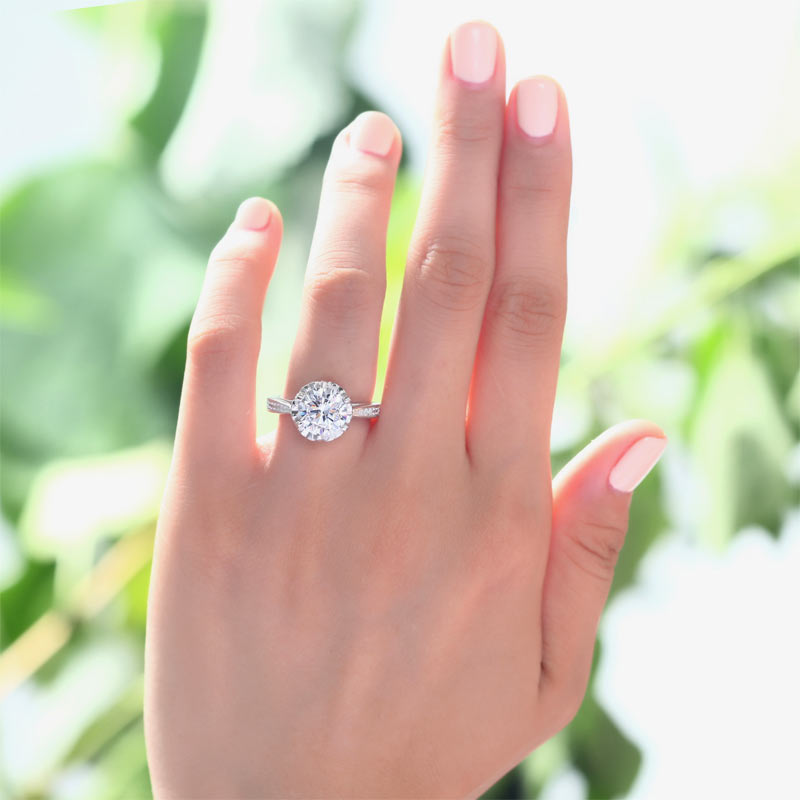 Vintage Style 2.5 Ct Wedding Engagement Ring - View 2 | SelinJewels