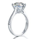 925 Sterling Silver Wedding Engagement Ring 3 Carat Simulated Diamond Jewelry