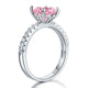 925 Sterling Silver Bridal Engagement Ring 2 Carat Simulated Diamond Jewelry