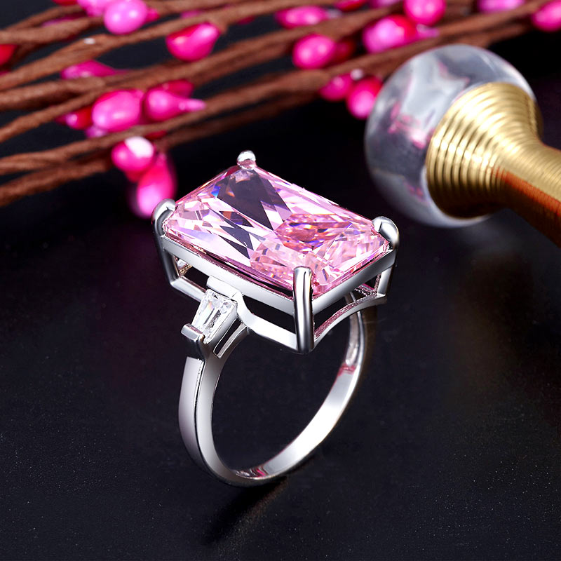 8.5 Carat Pink Diamond Stone Luxury Ring - View 2 | SelinJewels