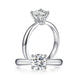 1 Carat Moissanite Diamond Ring Wedding Engagement 925 Sterling Silver