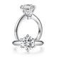 3 Carat Moissanite Diamond Luxury Ring 6 Claws Engagement 925 Sterling Silver